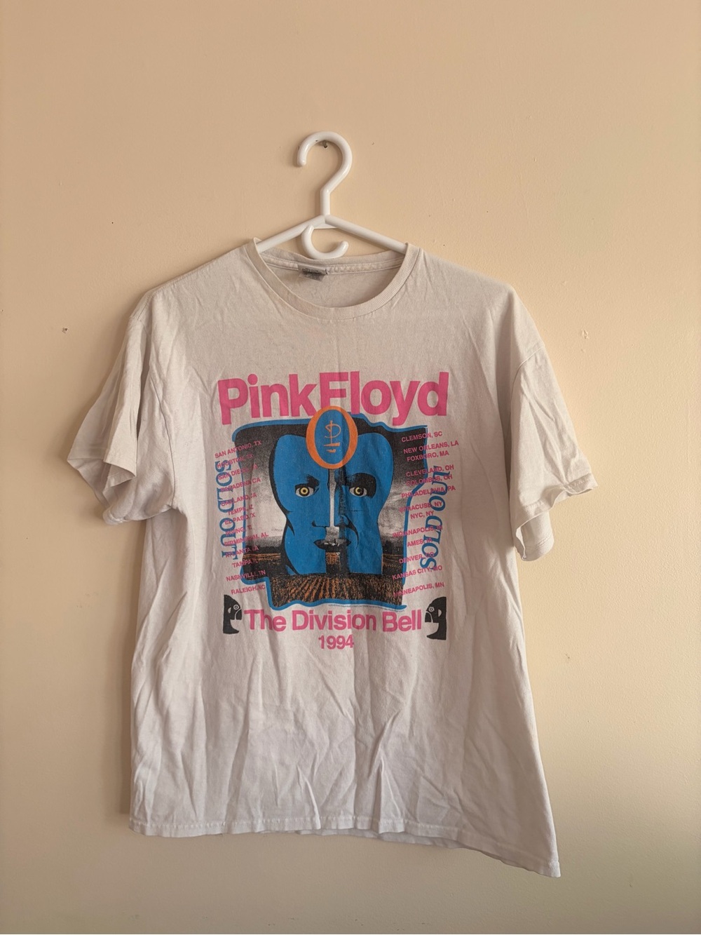 Vintage Pink Floyd The Division Bell Band Tee